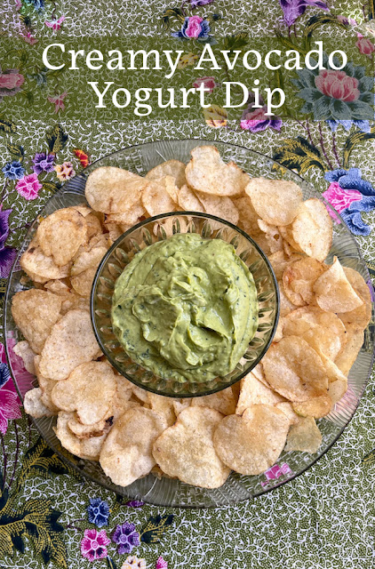 Food Lust People Love: This easy creamy avocado yogurt dip is both mellow and tart, with a hit of spice from the jalapeño and garlic. It’s perfect with veggies or chips!