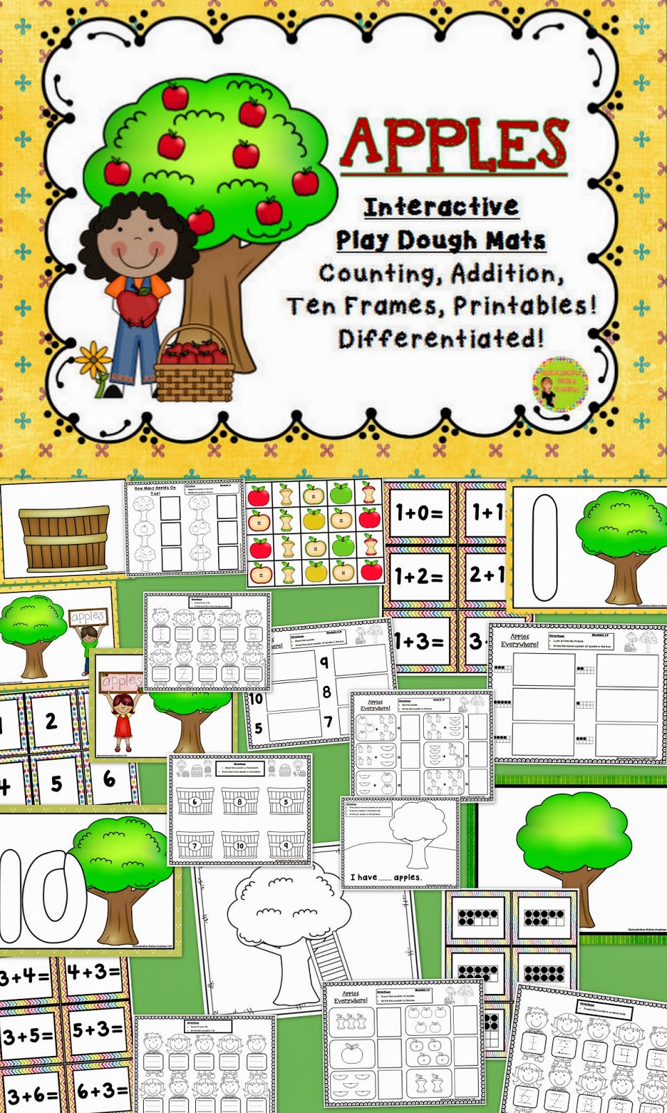 http://www.teacherspayteachers.com/Product/Apples-Interactive-Play-Dough-Mats-Counting-Centers-and-Games-Printables-1353686