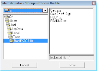 Safe Calculator Storage