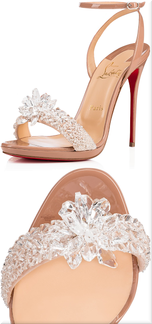 ♦Christian Louboutin brown crystal Queen sandal #christianlouboutin #shoes #louboutinworld #brown #brilliantluxury