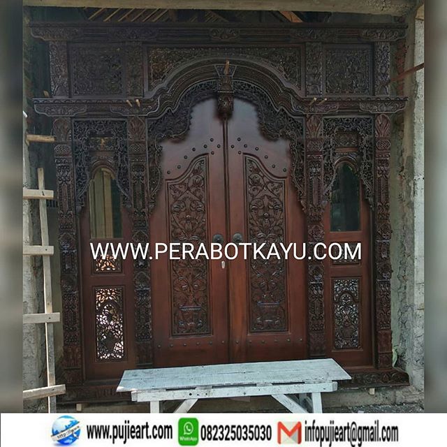  Gambar  Pintu  Gebyok  Model Terbaru  Pintu  Ukir Motif 