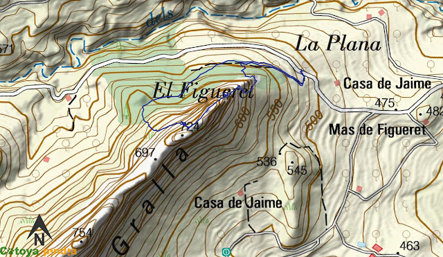 Vía Ferrata Penya del Figueret en Alicante. Serra de la Gralla