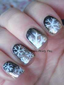 Snowflake Nail Art