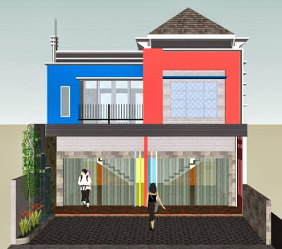 Desain Ruko 2 Lantai Minimalis Modern ~ Gambar Rumah Idaman