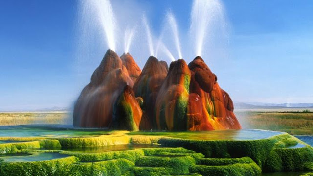 Fly Geyser, Nevada, Amerika Serikat