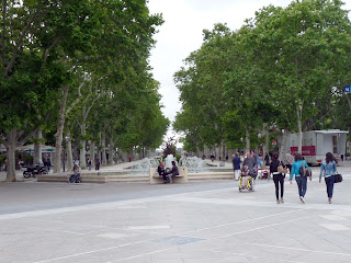 モンペリエ コメディ広場 Montpellier place de la comedie