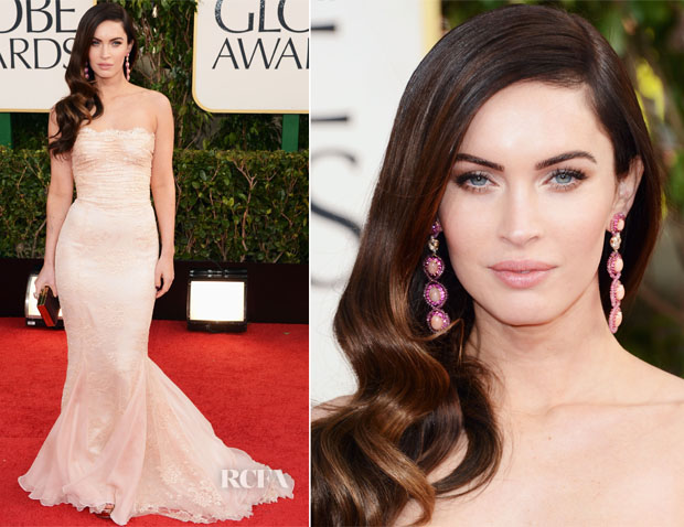 Megan Fox Hairstyle at 2013 Golden Globe Awards