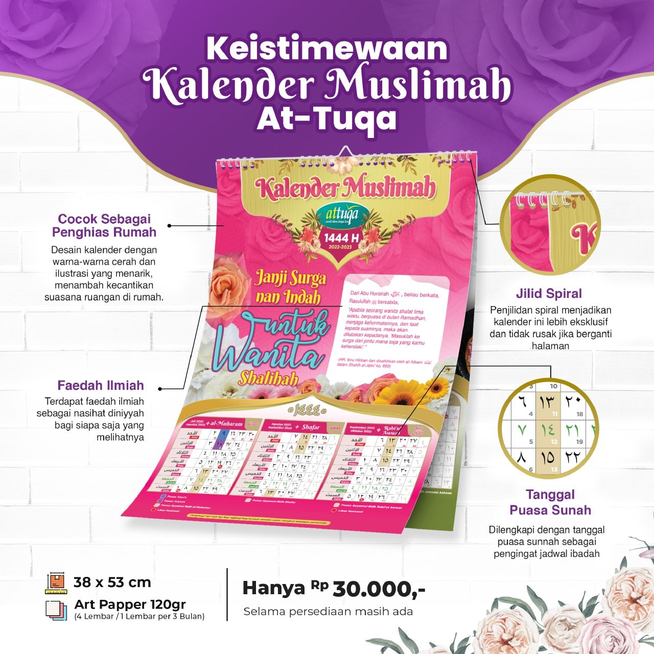 kalender muslimah hijriyah attuqa