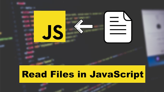 Read local files using JavaScript