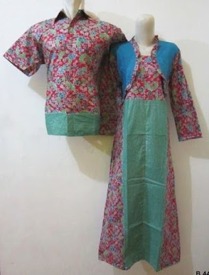 Long Dress Couple Motif 2 Warna