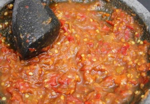 RESEP SAMBAL TERASI PEDAS