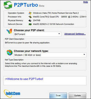 BitTorrent P2P Limwire Imesh BitTorrent WarezP2P DC + + eDonkey BearShare Kazaa WinMX 