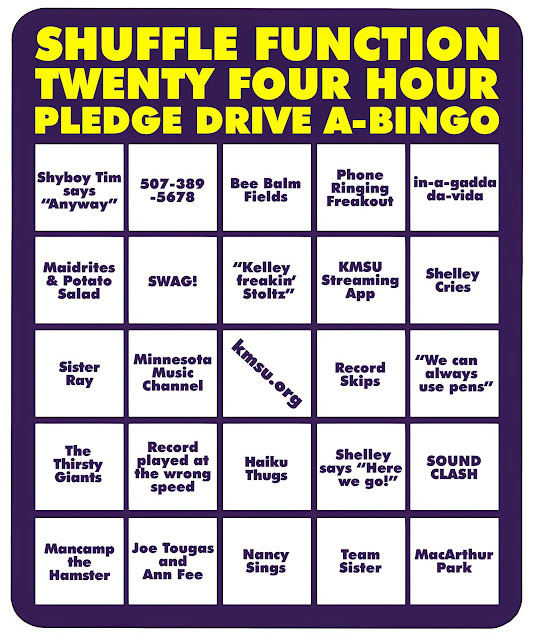 Shuffle Function Bingo Card