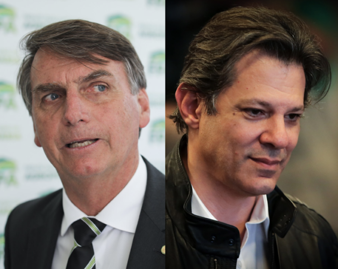 Pesquisa: Votos válidos, Bolsonaro tem 33% e Haddad vai a 27%