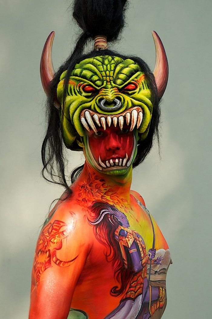 Celebrity Body Painting Art