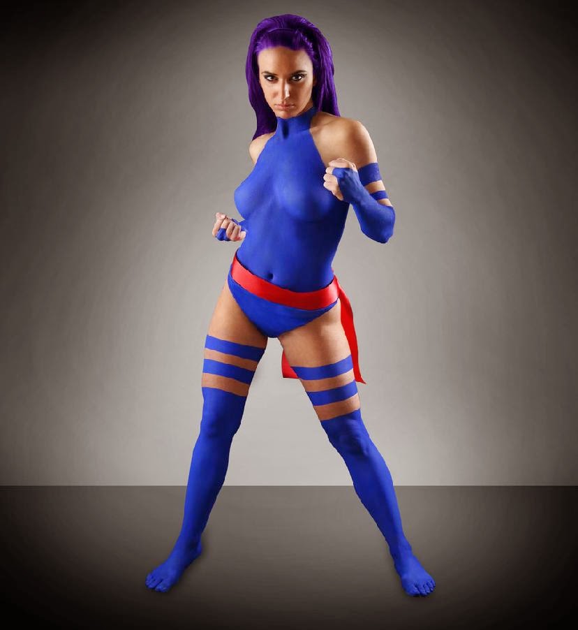 Psylocke Body Airbrush by kkingfx on DeviantArt