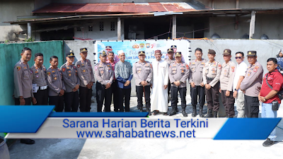 Polres Pinrang Beri Bantuan Sumur Bor dan Pompa Air 