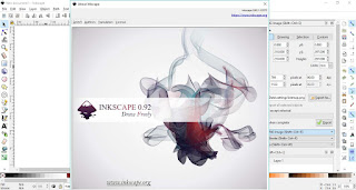 tampilan aplikasi inkscape