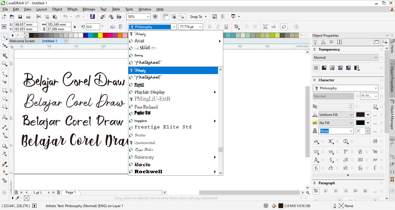 Cara Menambah dan Memasukkan Font di Corel Draw, Mudah dan ...