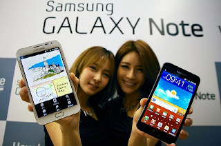 Launching Samsung Galaxy Note bersama Model