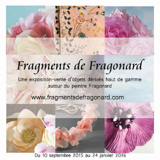 Exposition "Fragments de Fragonard", Galerie de la Marraine, produits dérivés haut de gamme inspirés par l'univers du peintre