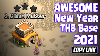 NEW TH8 WAR BASE 2021 Anti 3 STAR | Town Hall 8 (TH8) WAR BASE with Copy Link CLASH OF CLANS