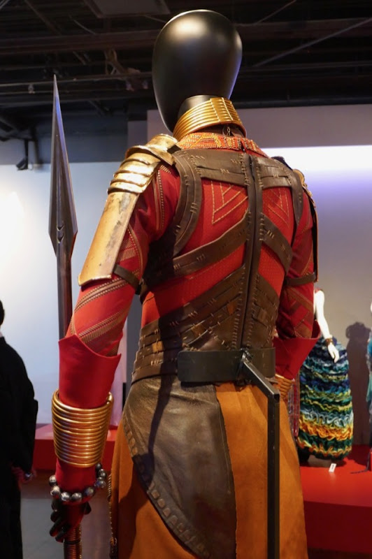 Okoye costume back Black Panther