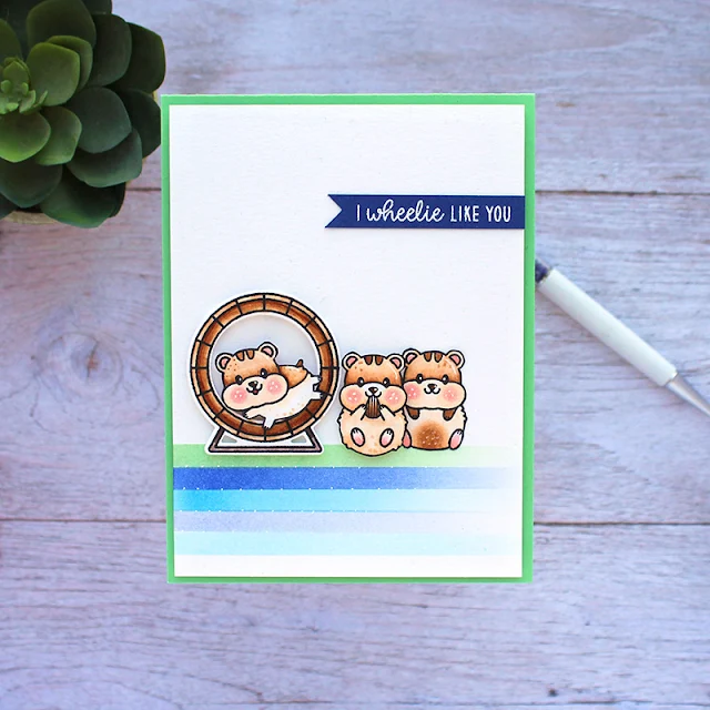 Sunny Studio Stamps: Happy Hamster Everyday Card by Vanessa Menhorn