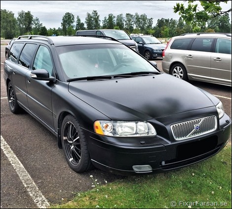Volvo-V70-Matt-Folie-eller-Lack