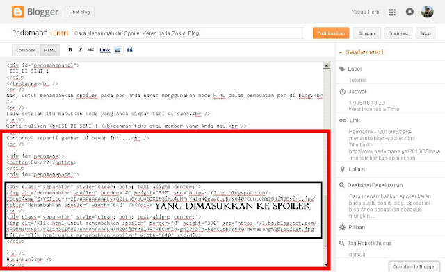 Anda ingin halaman konten ada spoilernya tapi resah  Cara Membuat Spoiler Keren di Blog (Cocok untuk Pemula)