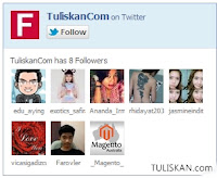 Cara Membuat Twitter Follower Box di Blog