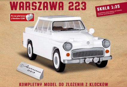 Legendarne Auta PRL-u, warszawa 223 1:35 cobi