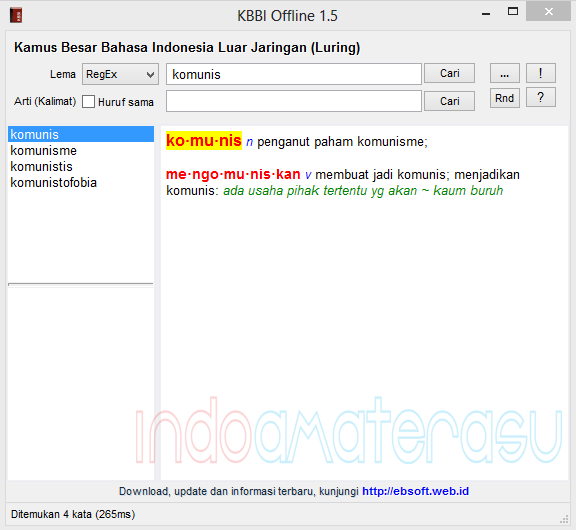 KBBI Offline 2014 - INDOAMATERASU