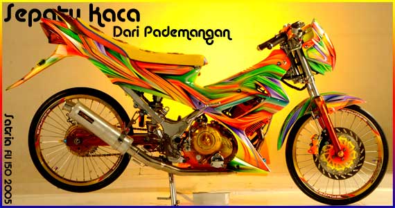 modifikasi motor satria fu