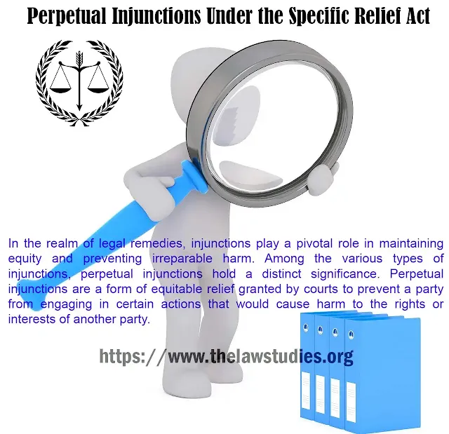 Perpetual Injunctions in Specific Relief Act