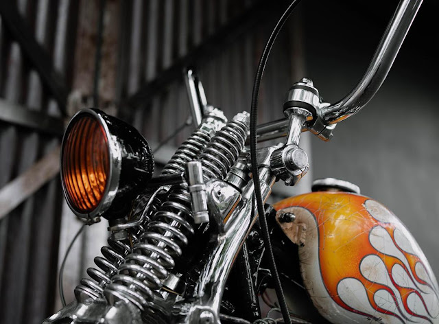 Harley Davidson Panhead By Queen Lekha Choppers