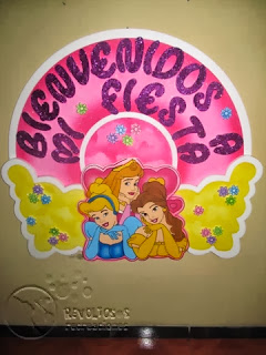 KIT DECORACION FIESTA PRINCESAS DISNEY