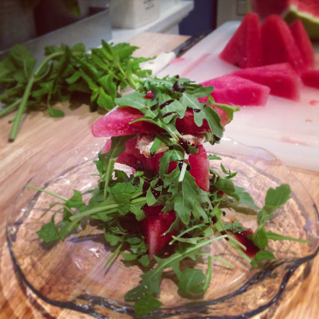 watermelon and goat cheese salad recipe