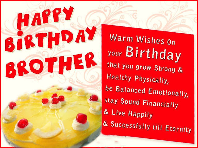 Birthday Wishes For Brother