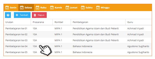  Selamat berjumpa sahabat dapodikdasmen dimanapun berada Cara Mengisi Jadwal Pelajaran di Aplikasi Dapodikdasmen Versi 2019