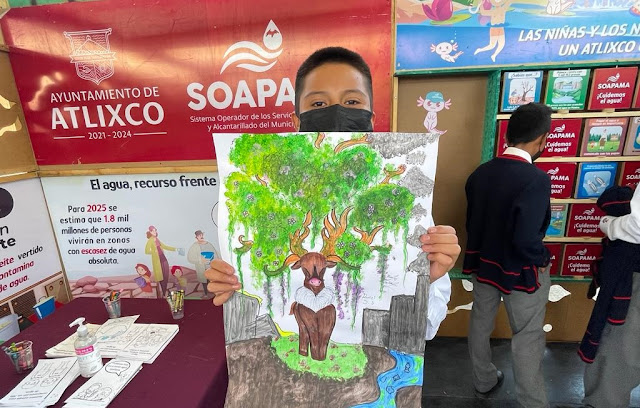 Agradece SOAPAMA invitación al evento escolar  “Hagamos las paces con la Madre Tierra”