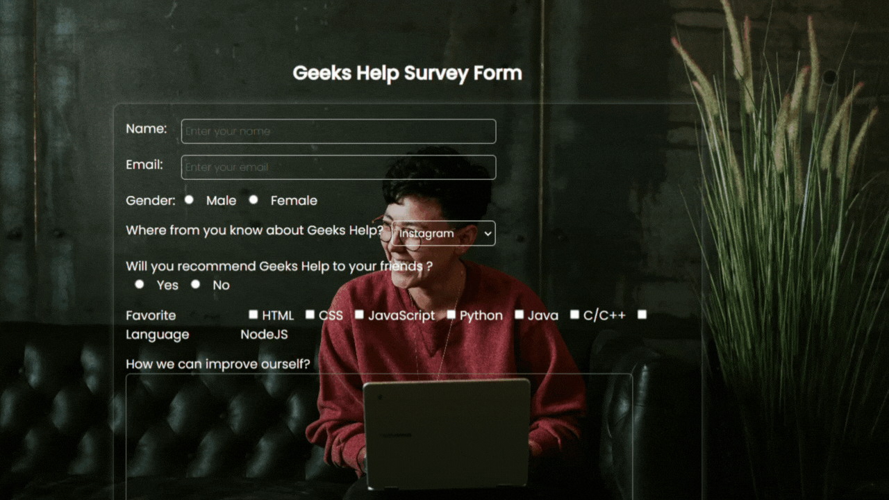 survey form using html and css, Survey form using HTML only, survey form using html, raju webdev, geeks help, survey form, Survey HTML template free download, responsive survey form