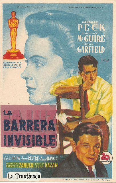 Programa de Cine - La Barrera Invisible - Gregory Peck - Dorothy McGuire