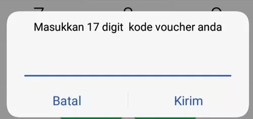 memasukkan voucher telkomsel