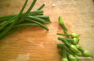 Cutting the flower from the stalk