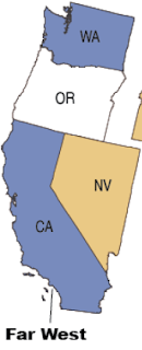 Nurse Practitioner Pay in the Far West Region