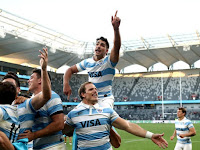 Argentina down All Blacks for first time in historic Tri-Nations upset.