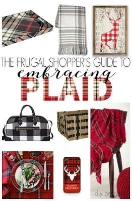 Frugal shoppers will appreciate this shopping guide featuring plaid! Find the guide at diy beautify!