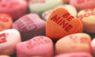 heart candies for valentine day