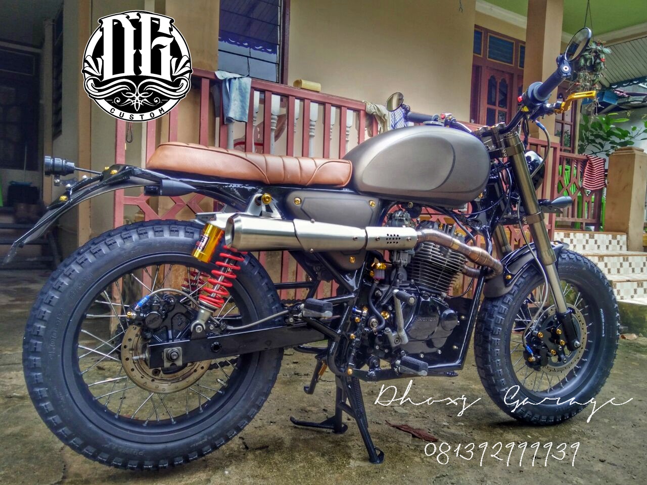 Tangki Knalpot Kustom Honda Tiger Modifikasi Japstyle